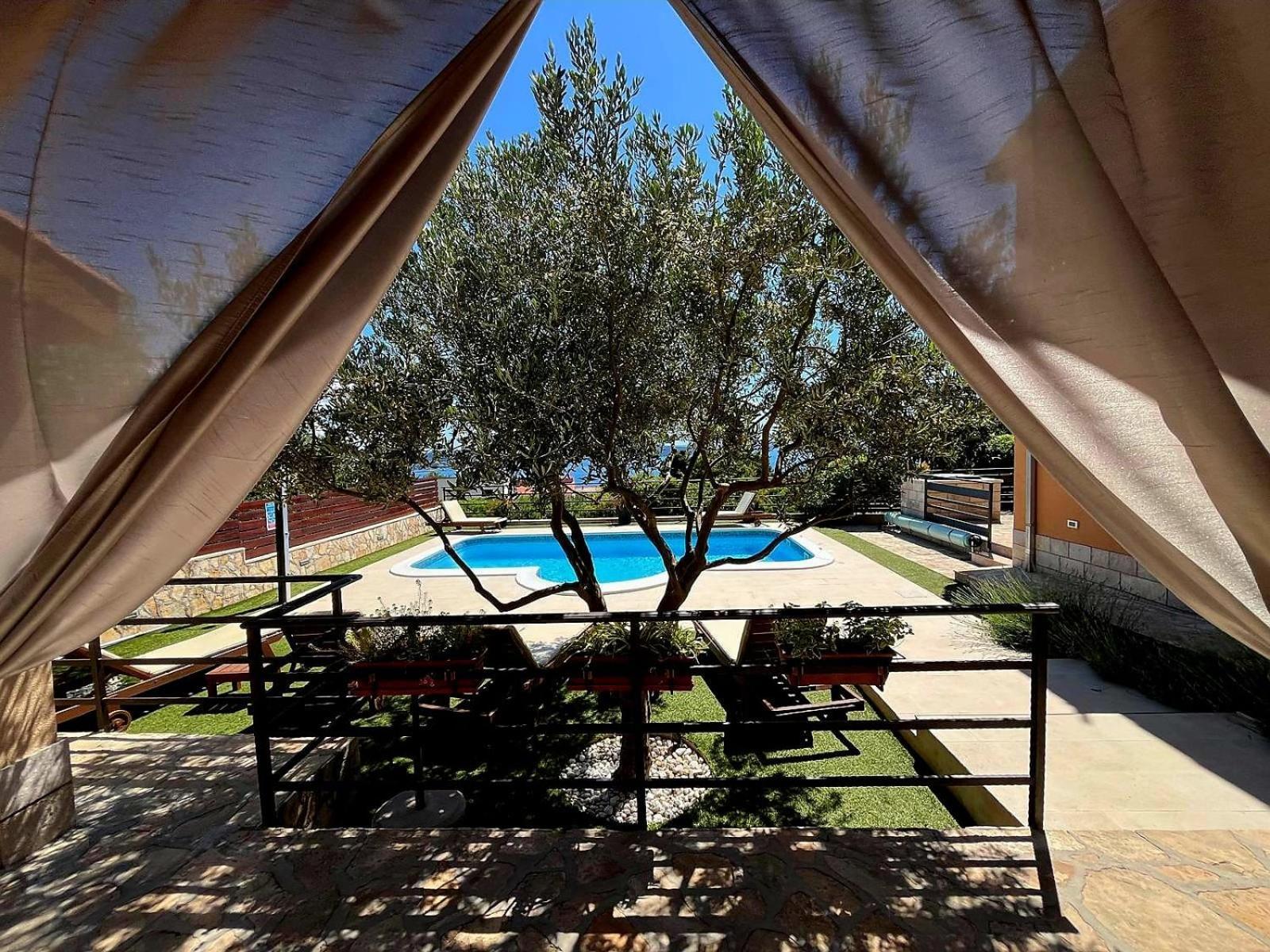 Holiday Home Magic View With Private Heated Pool Kaštela Екстериор снимка