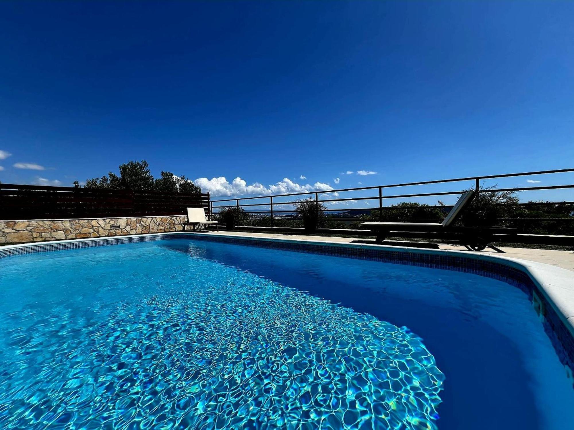 Holiday Home Magic View With Private Heated Pool Kaštela Екстериор снимка
